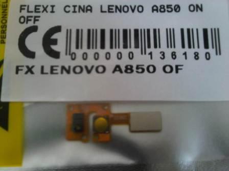 FLEXIBEL LENOVO A850 ON OFF