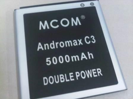BATRE DOUBLE POWER ANDROMAX C3