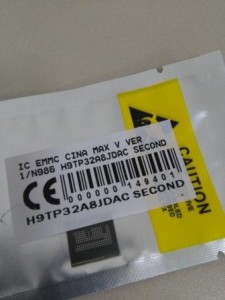 IC EMMC ANDROMAX V VERSI 1 N986 H9TP32A8JDAC SECOND