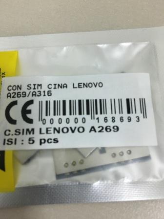 Jual Konektor Sim Lenovo A316 Connector