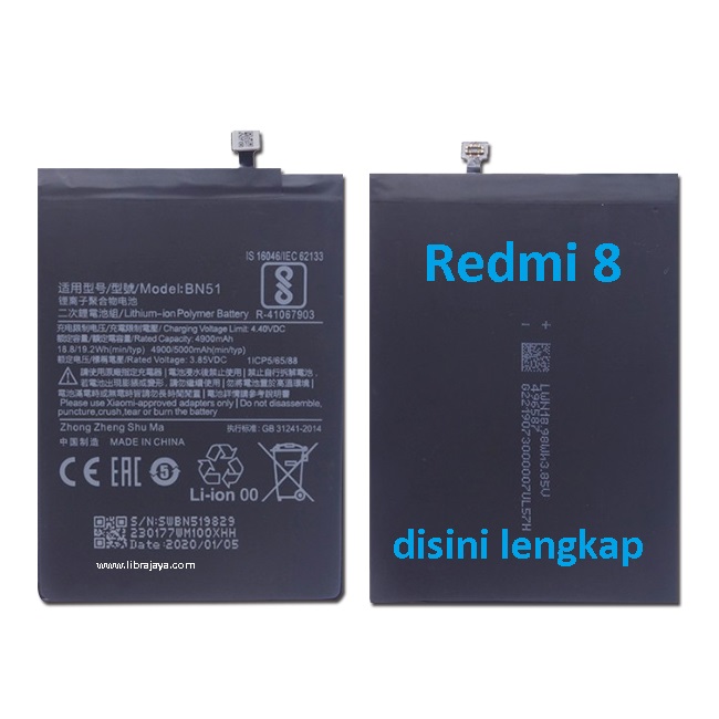 Jual Baterai Redmi 8 BN51 Baterai Battery