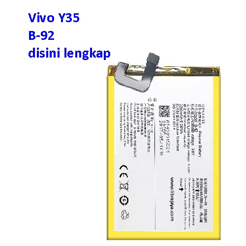 Jual Baterai Vivo Y35 Baterai Battery