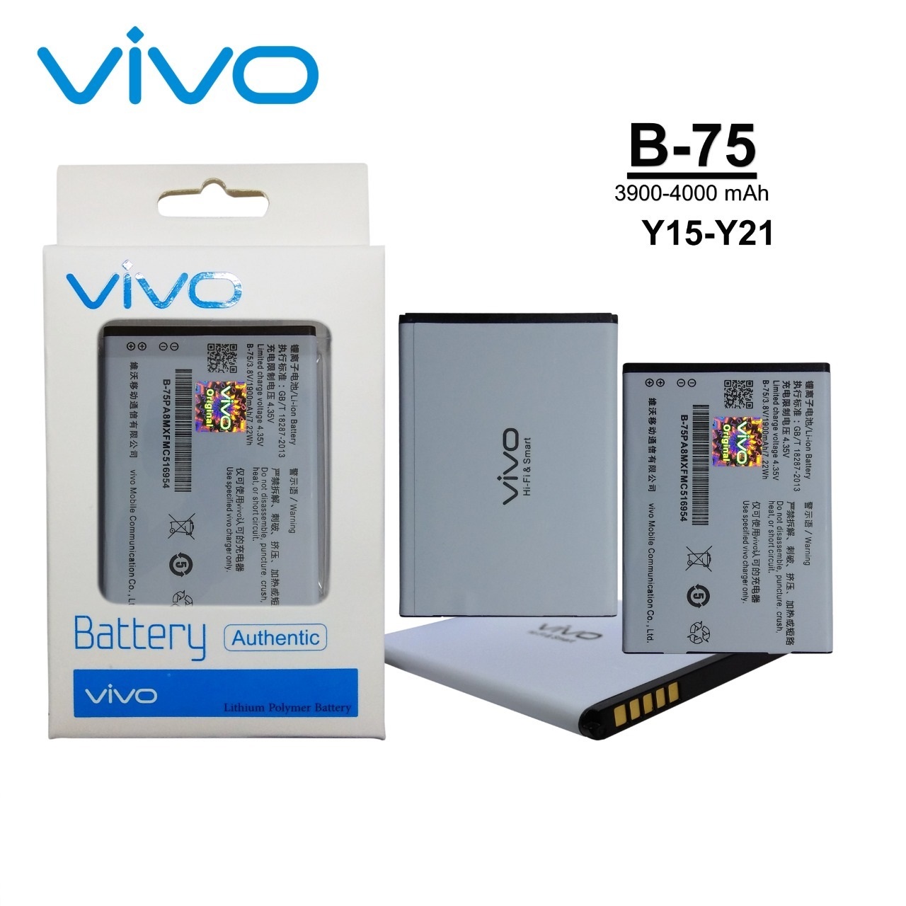 Batre Vivo Y15 Bk-B-75
