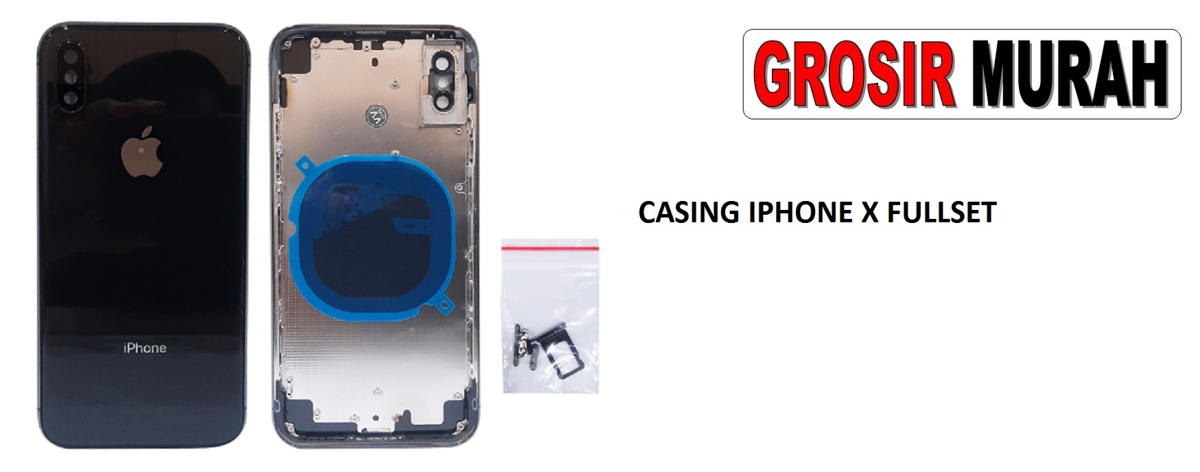 Jual Casing Iphone X Fullset housing kesing