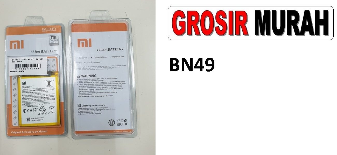 Jual Xiaomi Redmi 7A Bn49 Baterai Baterai Battery