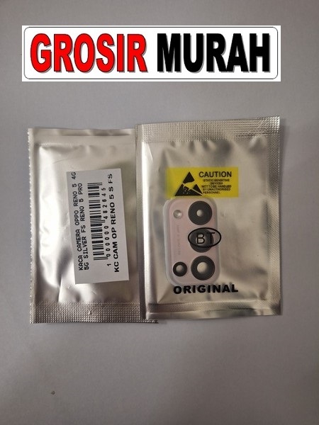 Oppo Reno 5 4G 5G Reno 5 Pro Glass Of Camera Rear Oppo Lens Adhesive Kaca lensa kamera belakang Spare Part Grosir Sparepart Hp