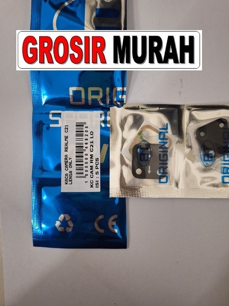 Realme C21 Glass Of Camera Rear Realme Lens Adhesive Kaca lensa kamera belakang Spare Part Grosir Sparepart Hp