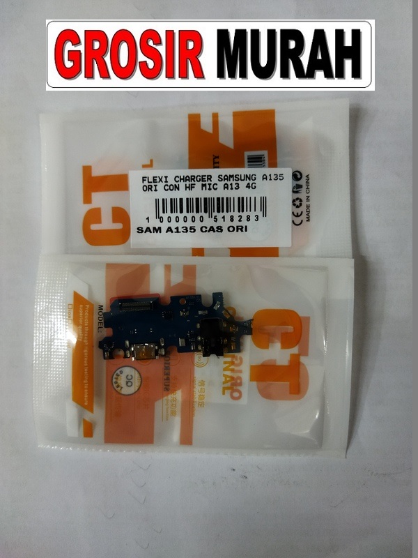Flexi Charger Samsung A135 Ori Con Hf Mic A13 4G