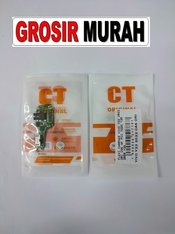 Flexi Charger Vivo Y22 2022 Ori Con Hf Mic Y22S Y35 2020 Y35 4G