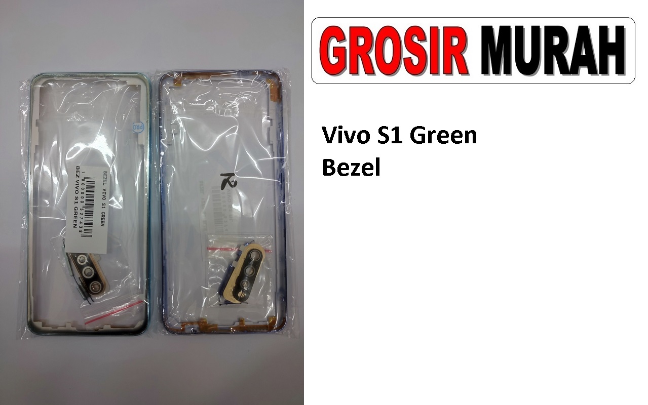 Vivo S1 Green Front Housing Middle Frame Bezel Plate Tutup Mesin Bazel Spare Part Grosir Sparepart hp