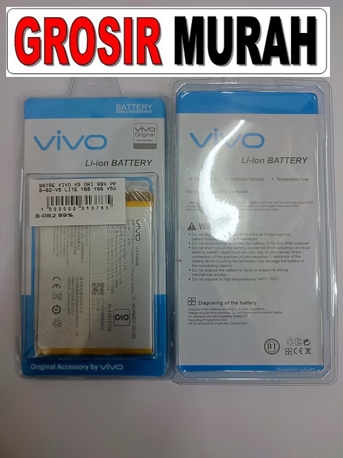 Vivo V5 V5 Lite Y65 Y66 V5S B-B2 Sparepart hp Batre Vivo Battery Baterai Grosir
