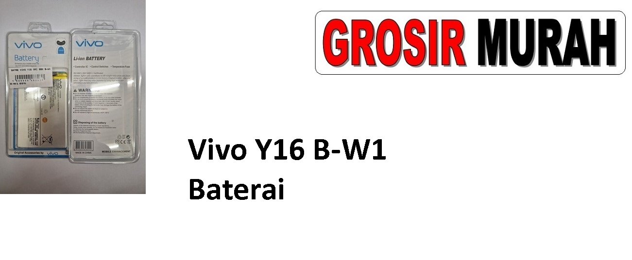 Jual Battery Vivo Y16 B-W1 Baterai Battery