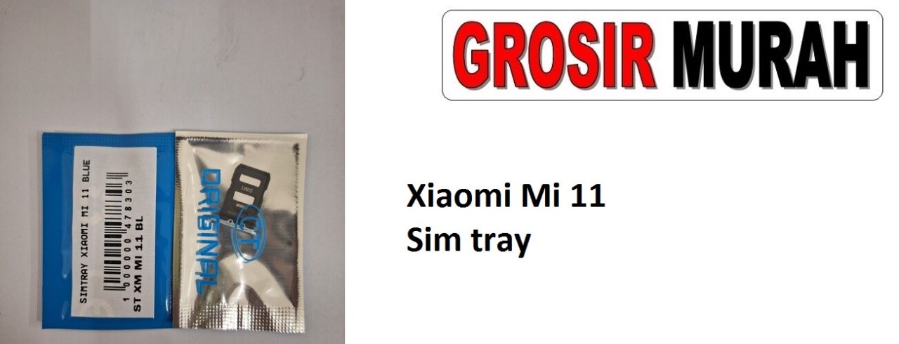 Xiaomi Mi 11 Sparepart Hp Sim Card Tray Simtray Sim Tray Holder Simlock Tempat Kartu Sim Spare Part Hp Grosir
