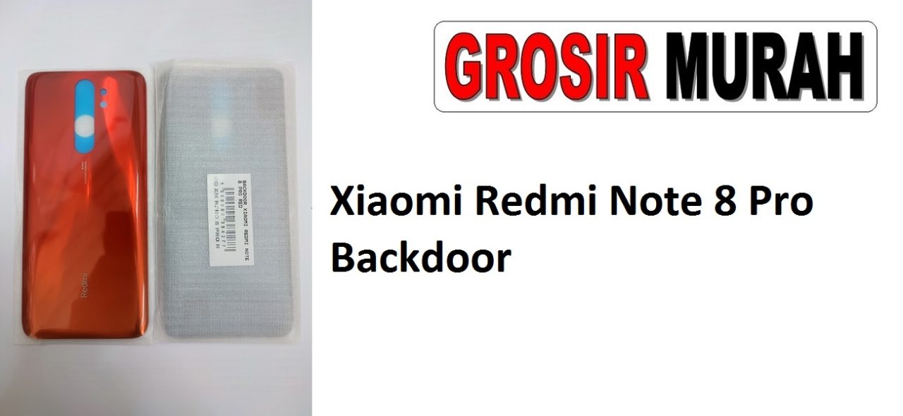 Xiaomi Redmi Note 8 Pro Backdoor Sparepart Hp Xiaomi Back Battery Cover Rear Housing Tutup Belakang Baterai