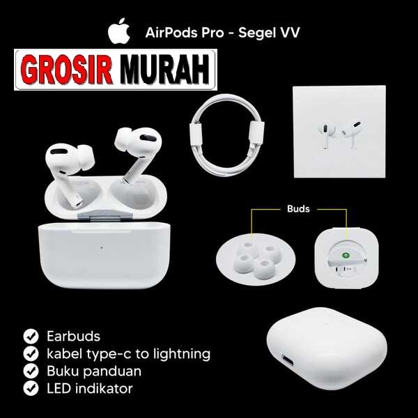 Airpods Pro VV Headset bluetooth audio speaker Earphone Spare Part Grosir Sparepart Hp
