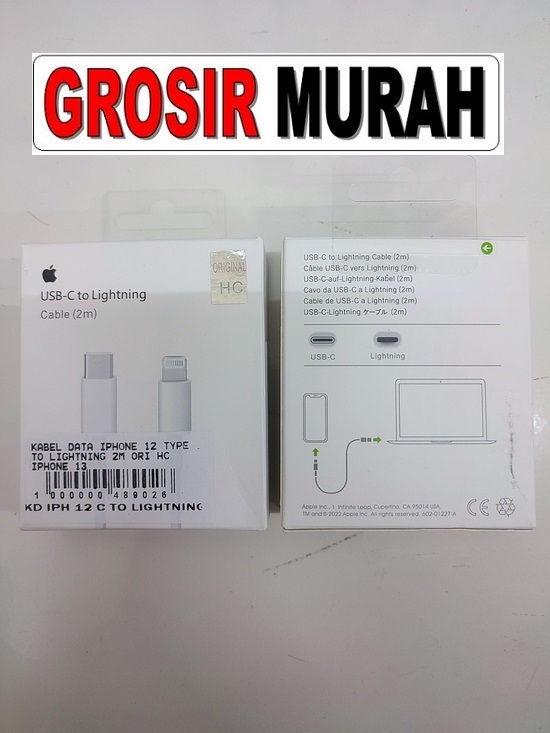 Iphone 12 Type C To Lightning 1M Iphone 13 Iphone 14 Cable Charge Fast Charging Usb Super Vooc Spare Part Hp | Toko Grosir Sparepart Hp Jakarta