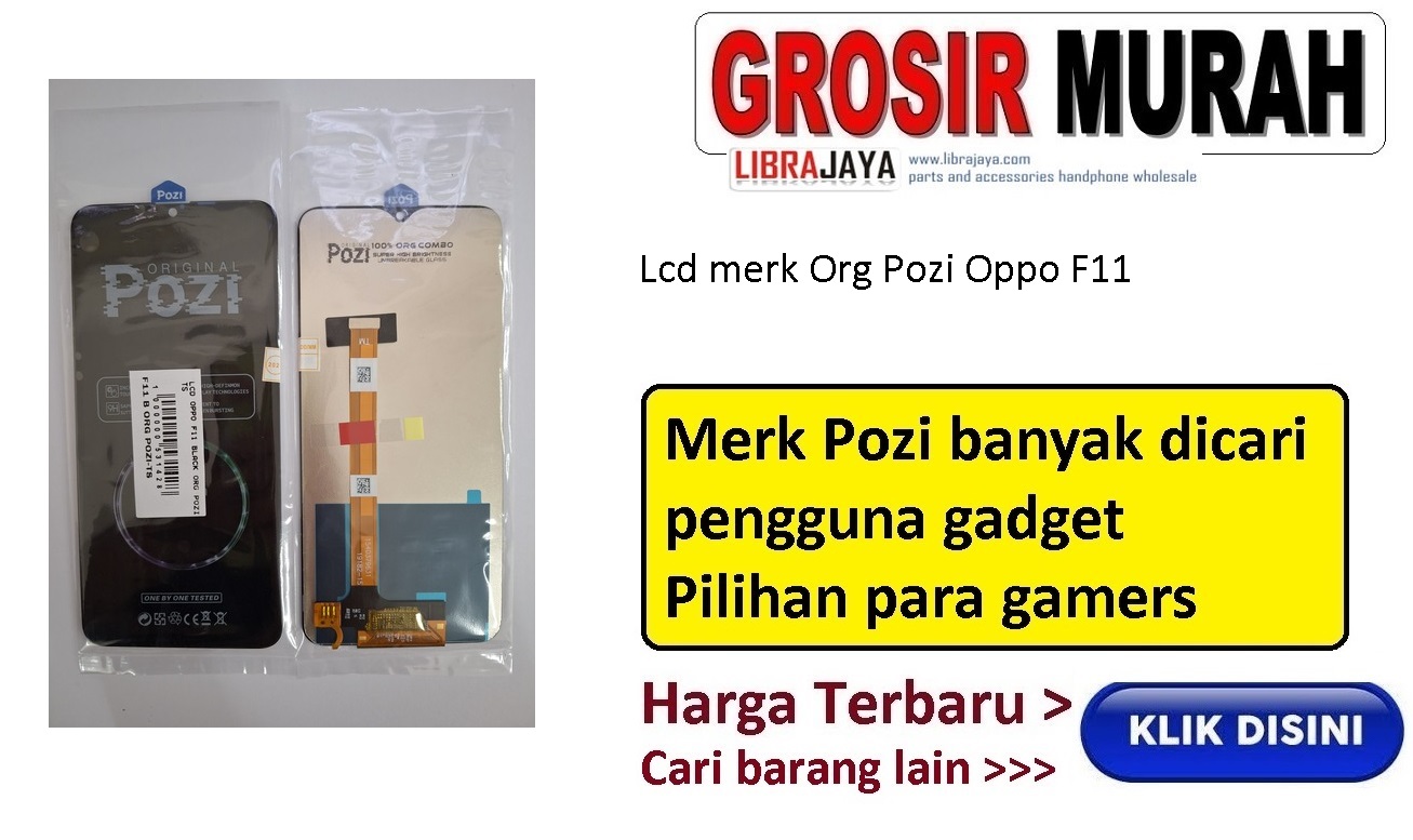 Oppo F11 Lcd Merk Pozi Display Digitizer Touch Screen