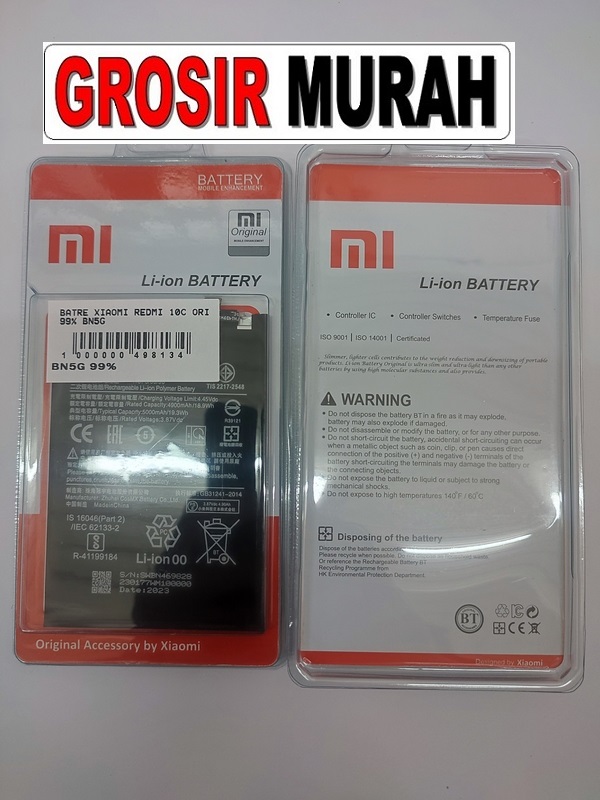 Xiaomi Redmi 10C BN5G Sparepart hp Batre Battery Baterai Grosir