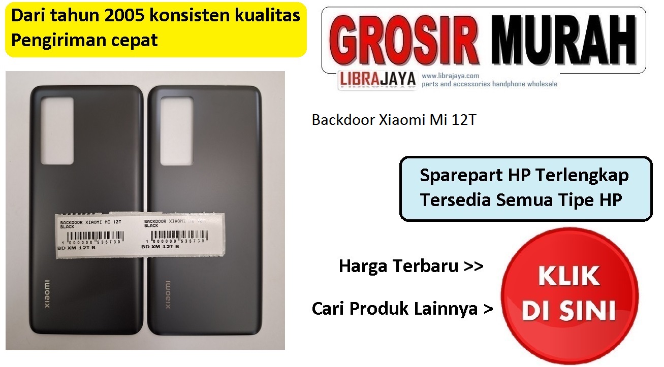 Jual Backdoor Xiaomi Mi 12T