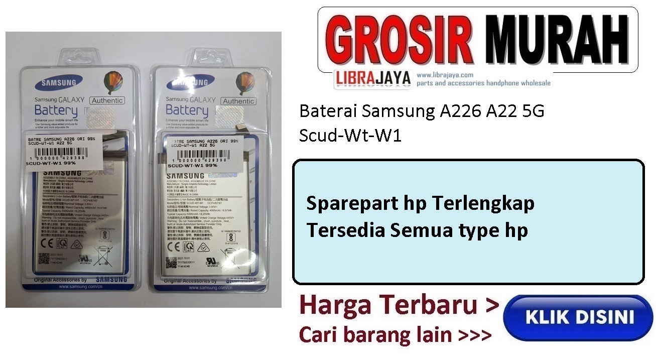 Jual Baterai Samsung A226 A22 5G Scud-Wt-W1 Baterai Battery