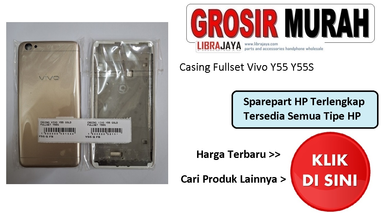 Jual Casing Vivo Y55 Y55S Fullset housing kesing