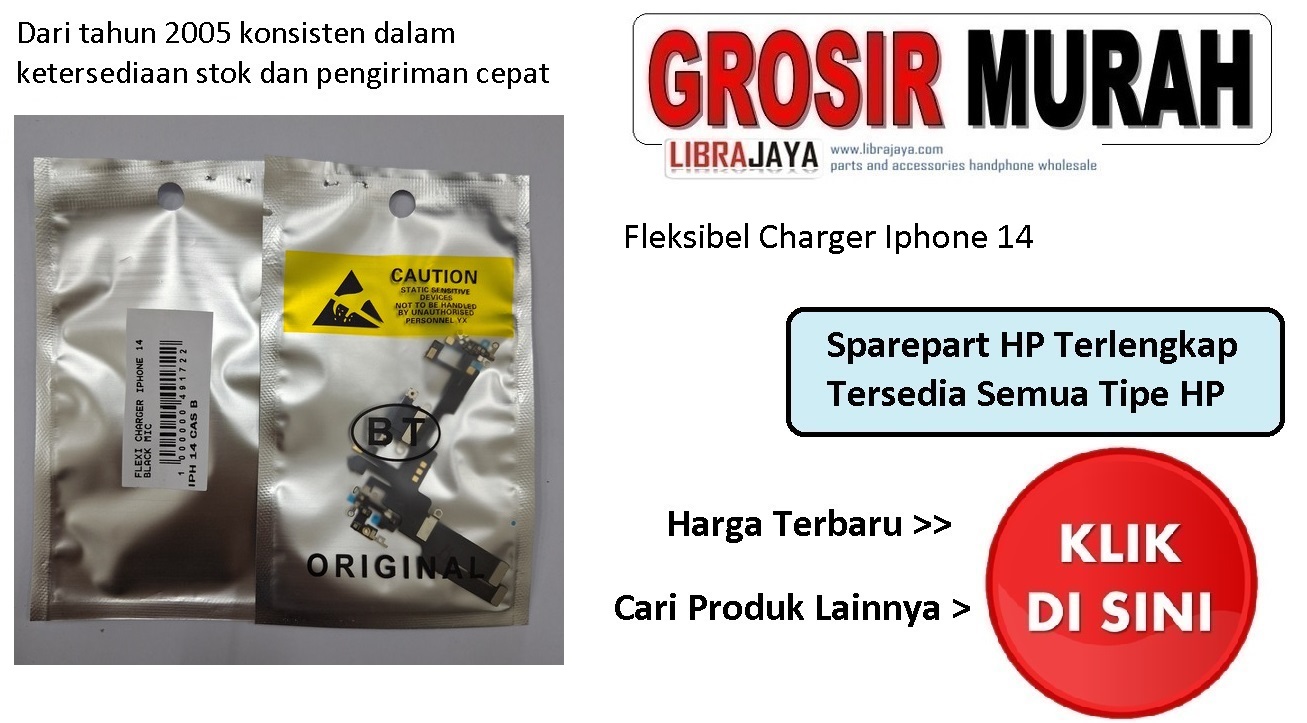 Jual Fleksibel Charger Iphone 14 Fleksibel Flexible Fleksi Flexibel Flex Con Tc Connector Pcb Konektor cas papan charging