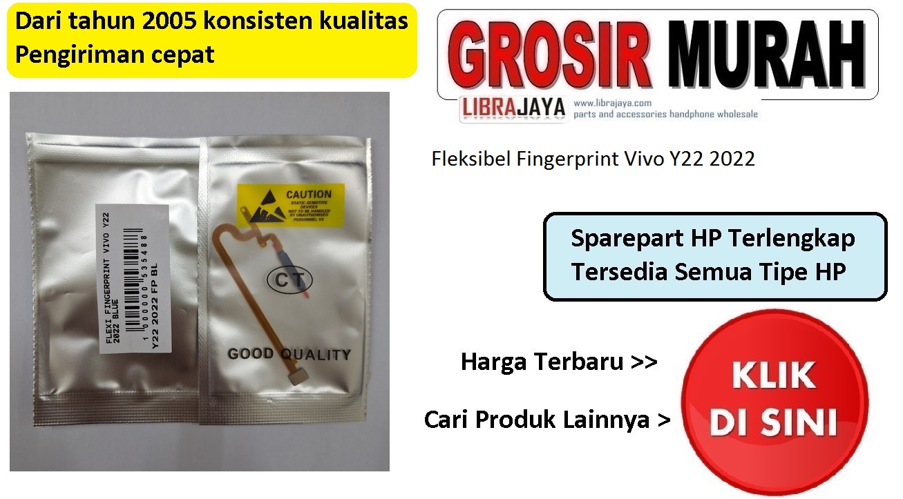 Jual Flexi Fingerprint Vivo Y22 2022 Fleksibel Flexible Fleksi Flexibel Flex