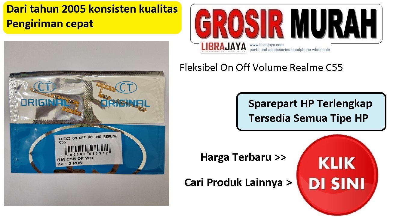 Jual Flexi On Off Volume Realme C55 Fleksibel Flexible Fleksi Flexibel