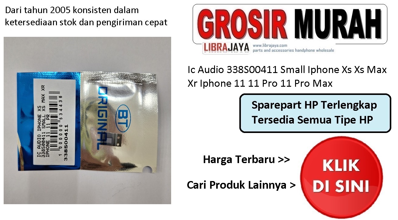Jual Ic Audio 338S00411 Small Iphone Xs Xs Max Xr