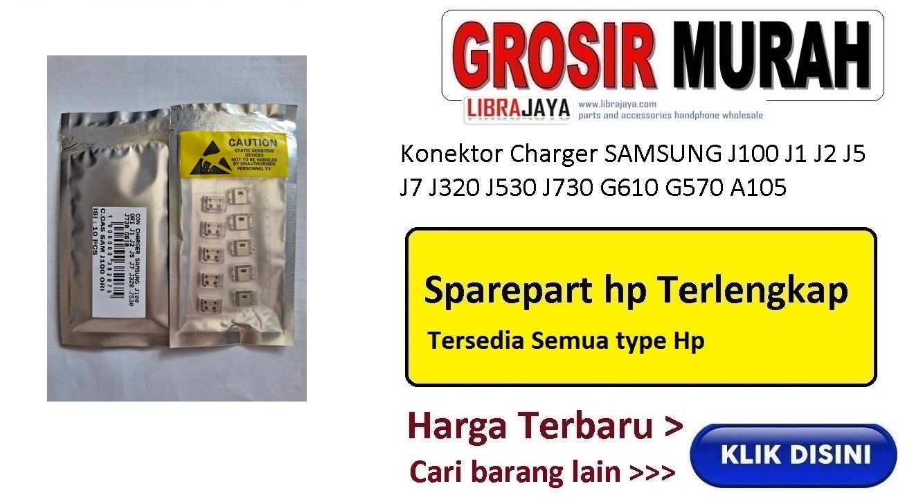Jual Konektor Charger Samsung J100 Connector