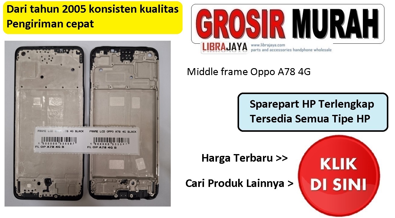 Jual Middle frame Oppo A78 4G Middle Frame