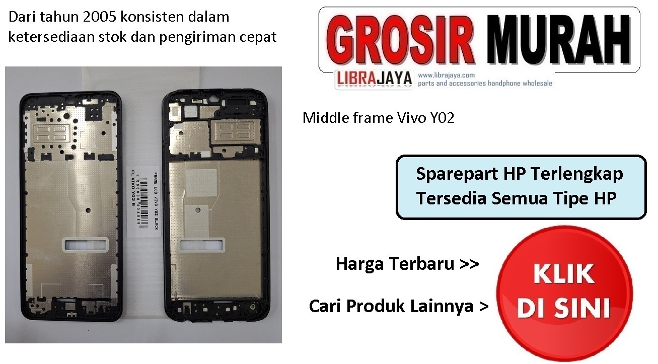Jual Middle frame Vivo Y02 Middle Frame