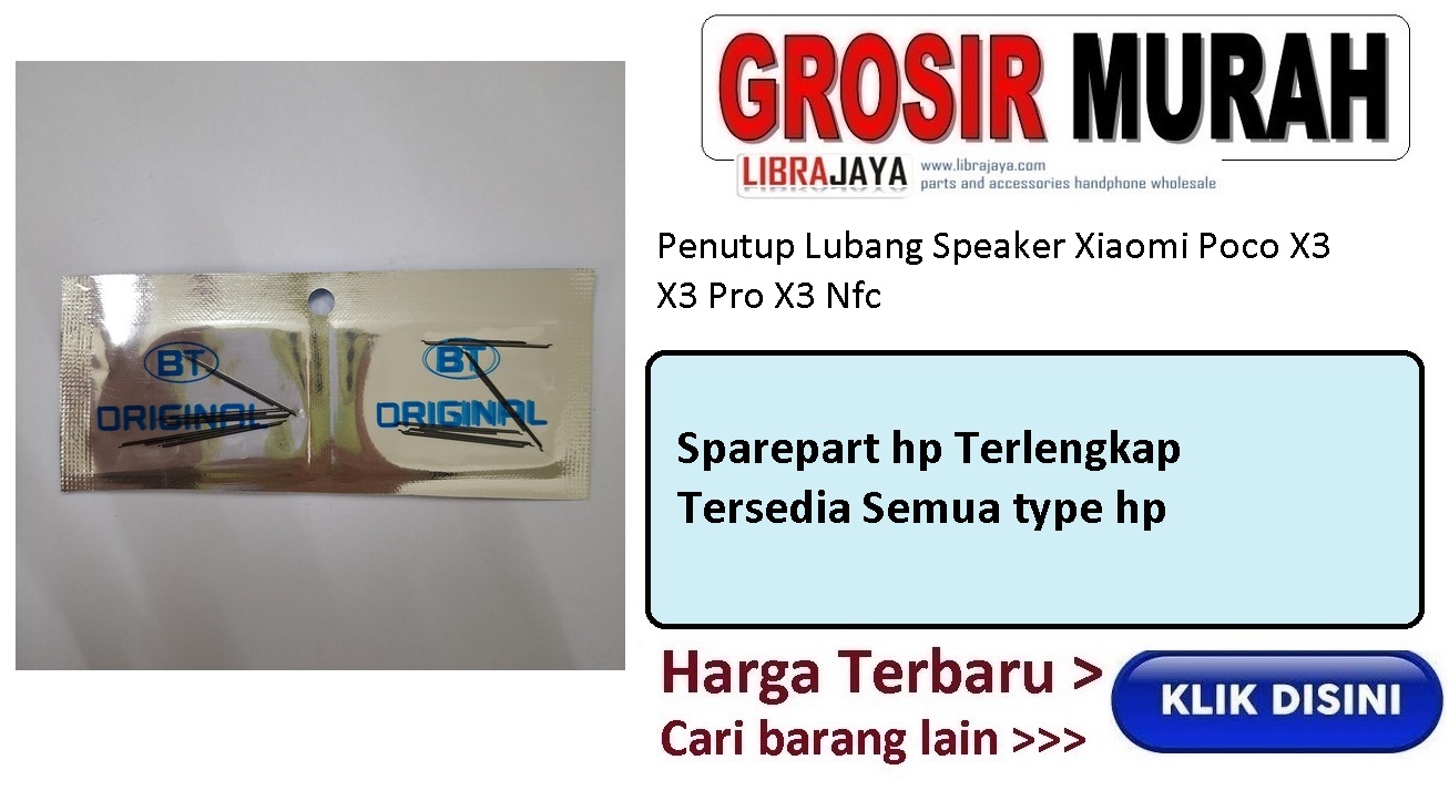Jual Penutup Lubang Speaker Xiaomi Poco X3
