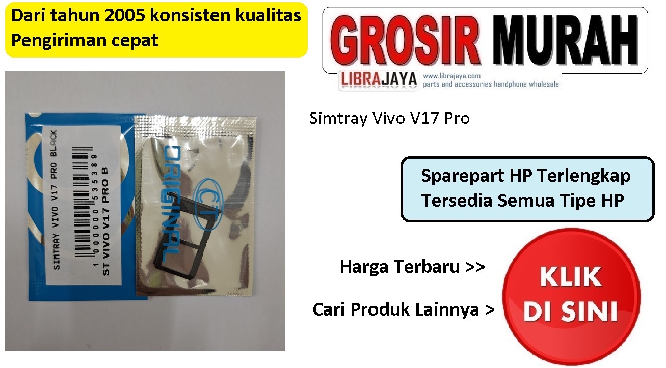 Jual Simtray Vivo V17 Pro Simcard Simlock Slot Sim Tray