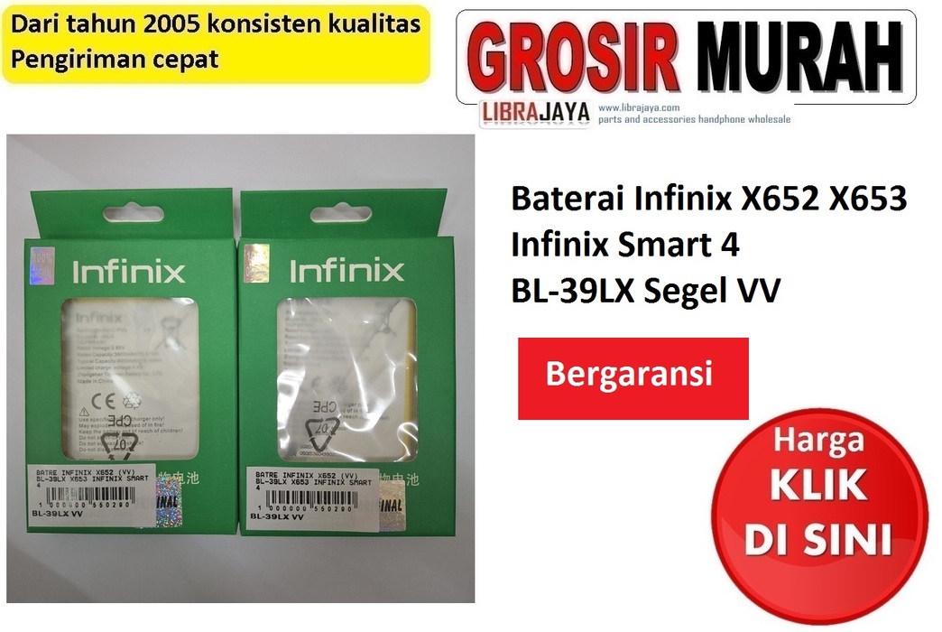 Jual Batre Infinix Smart 4 BL-39LX VV Baterai Battery