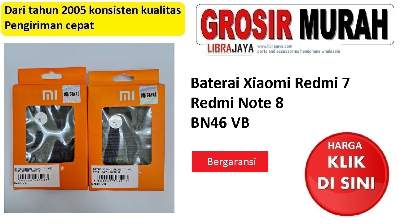 Jual Batre Xiaomi Redmi 7 Bn46 Redmi Note 8 Baterai Battery