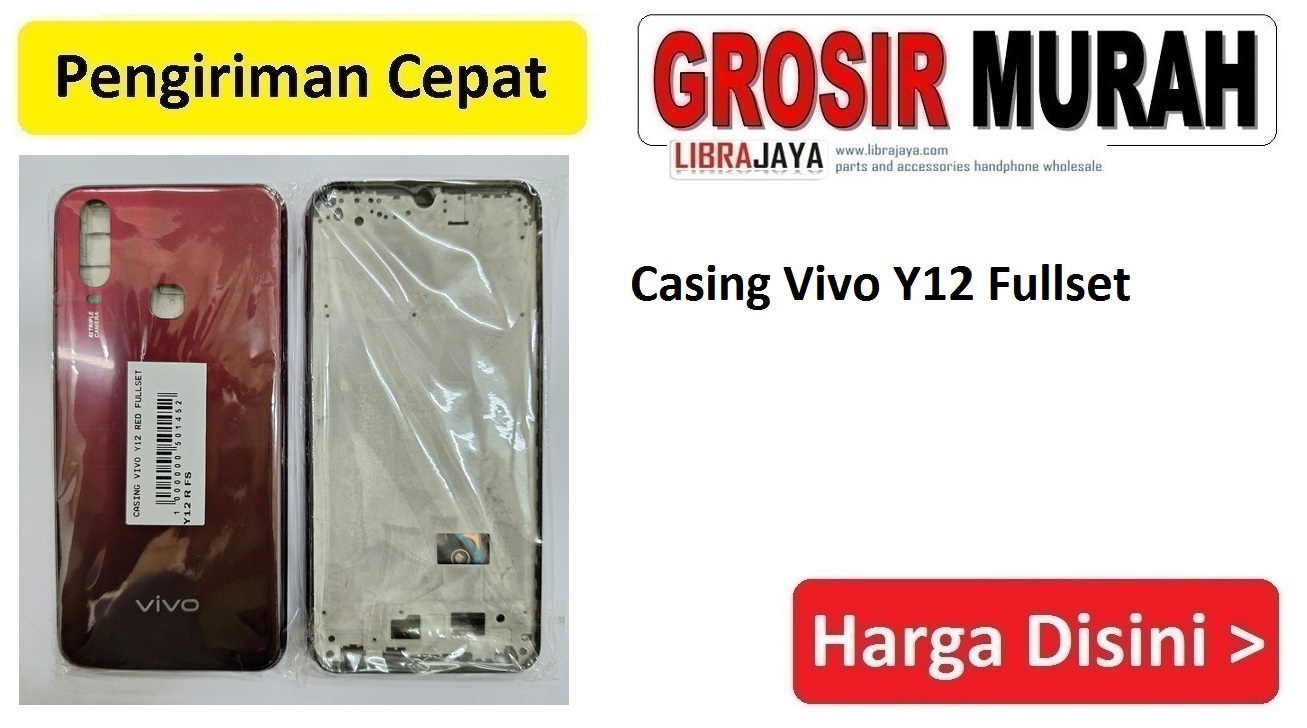 Jual Casing Vivo Y12 Fullset housing kesing