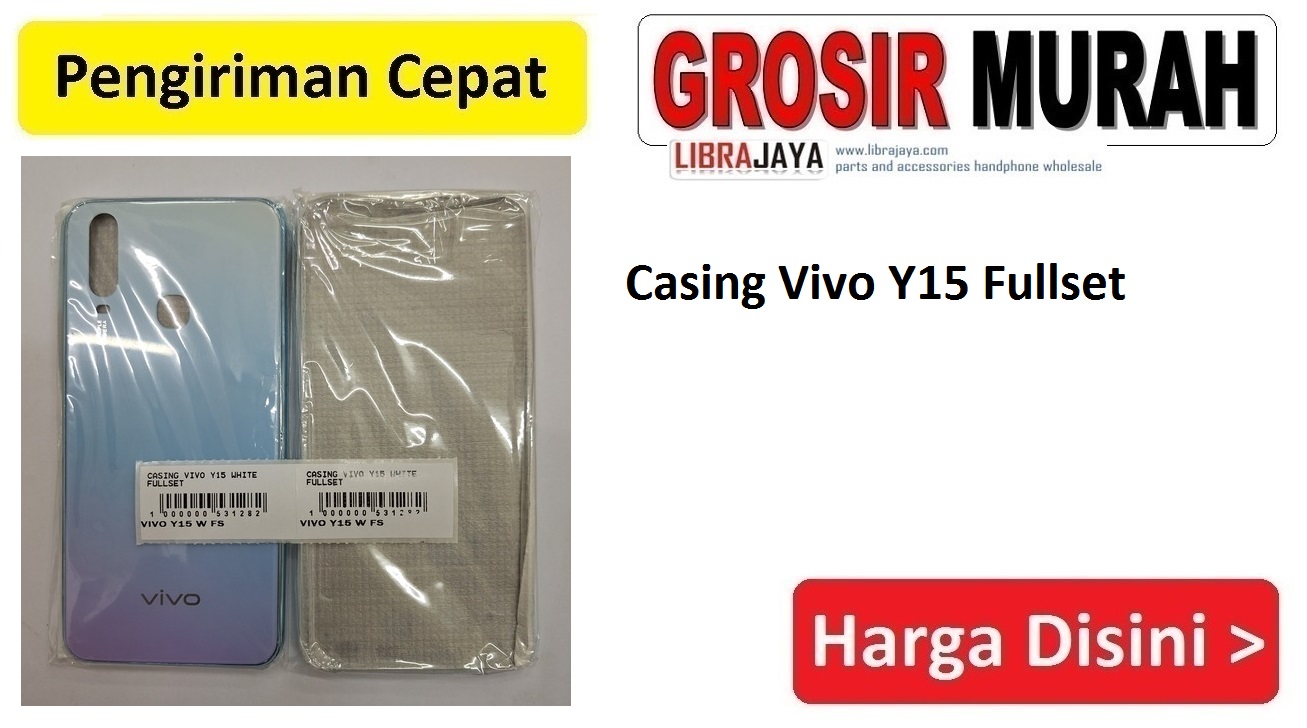 Jual Casing Vivo Y15 Fullset housing kesing