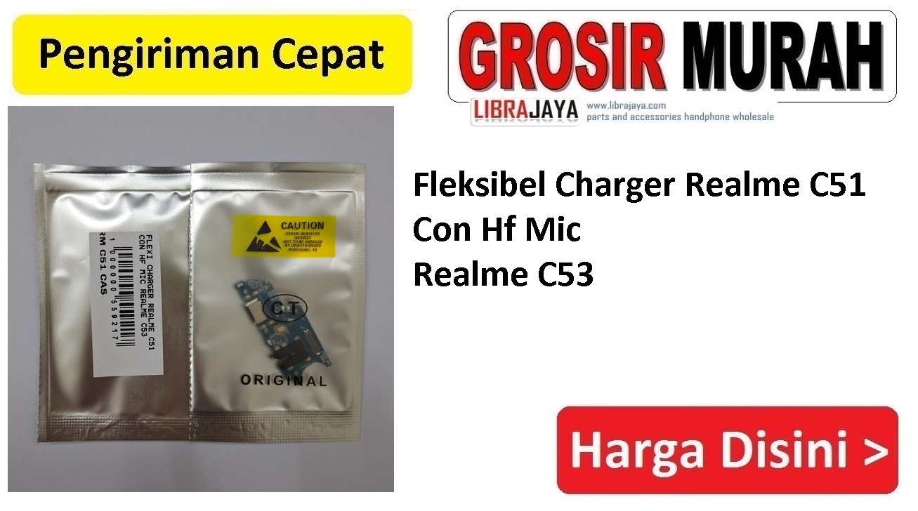Jual Flexi Charger Realme C51 C53 Rmx3762 Realme Note 50 Fleksibel Flexible Fleksi Flexibel Flex Con Tc Connector Pcb Konektor cas papan charging