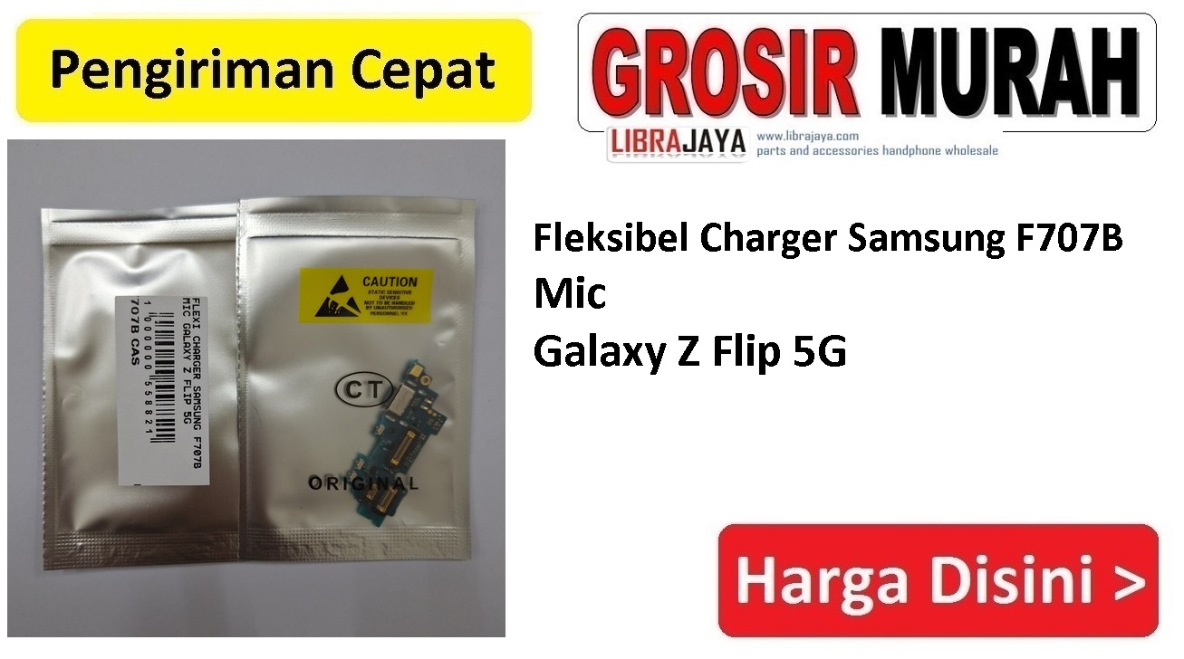 Jual Flexi Charger Samsung F707B Galaxy Z Flip 5G Fleksibel Flexible Fleksi Flexibel Flex Con Tc Connector Pcb Konektor cas papan charging