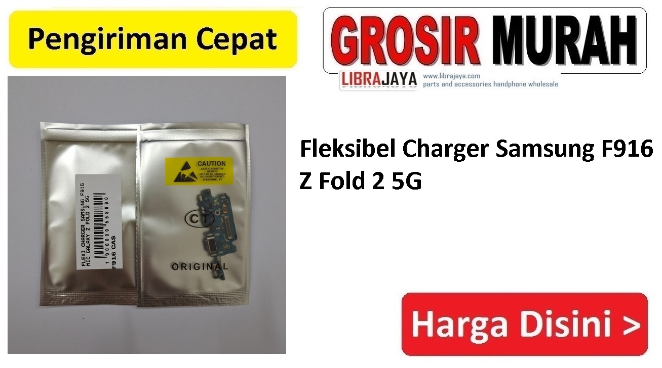 Jual Flexi Charger Samsung F916 Galaxy Z Fold 2 5G Fleksibel Flexible Fleksi Flexibel Flex Con Tc Connector Pcb Konektor cas papan charging