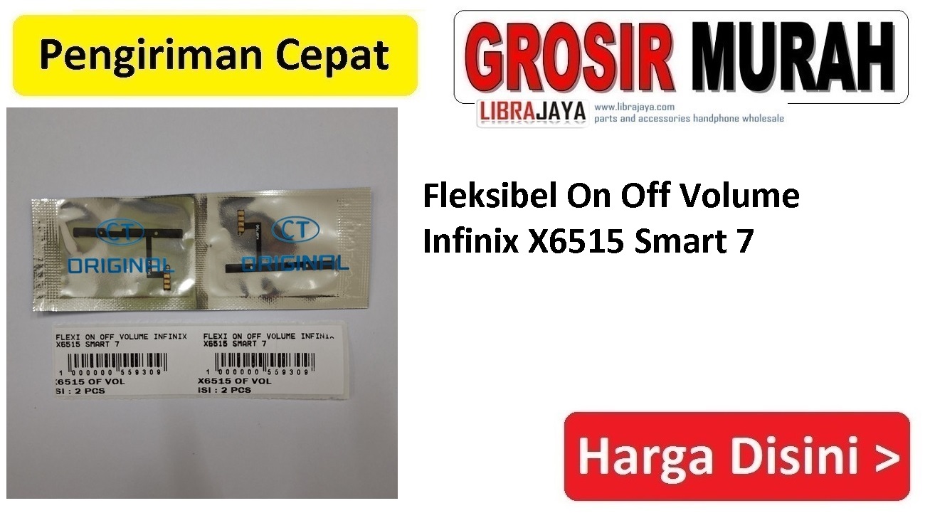 Jual Flexi On Off Volume Infinix X6515 Smart 7 Fleksibel Flexible Fleksi Flexibel