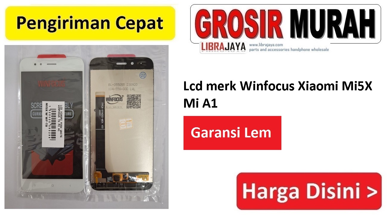Lcd Xiaomi Mi5X Mi A1 White Winfocus