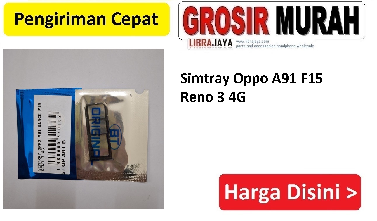 Jual Simtray Oppo A91 F15 Reno 3 4G Simcard Simlock Slot Sim Tray