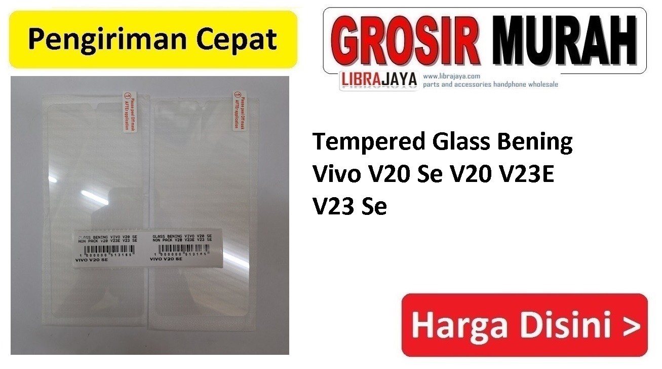 Jual Tempered Glass Bening Vivo V20 Se Anti Gores Full Screen Protector