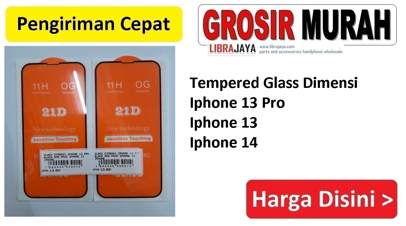 Jual Tempered Glass Dimensi Iphone 13 Pro Anti Gores Full Screen Protector