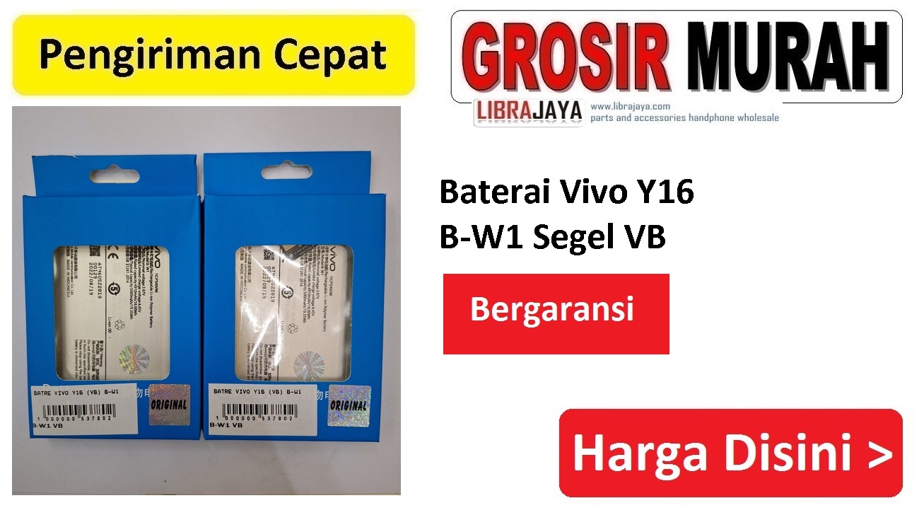 Jual Batre Vivo Y16 B-W1 VB Baterai Battery