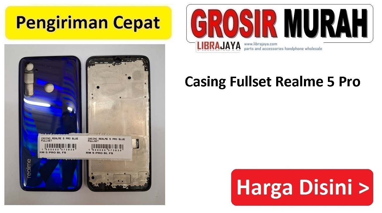 Jual Casing Realme 5 Pro Fullset housing kesing