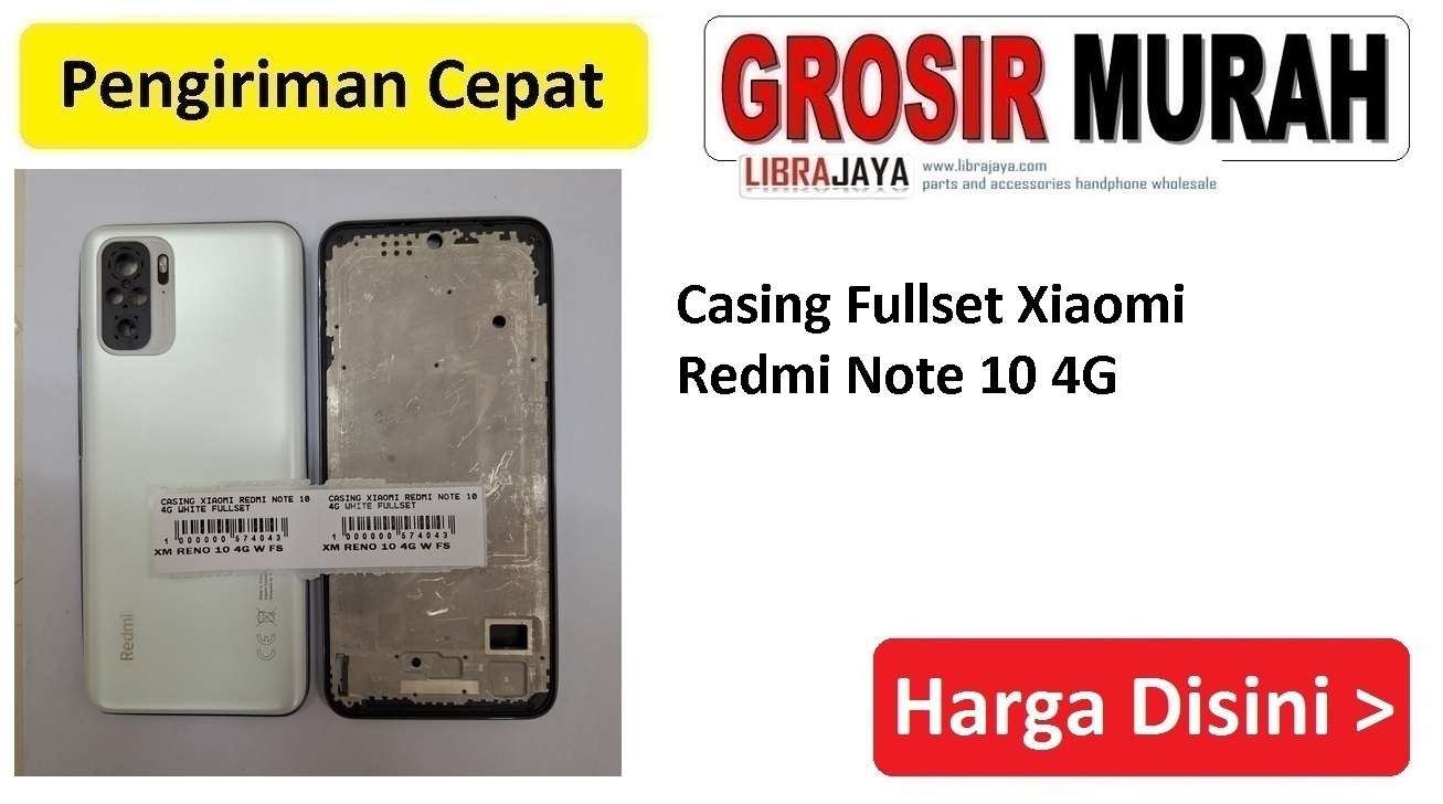 Jual Casing Fullset Xiaomi Redmi Note 10 4G housing kesing