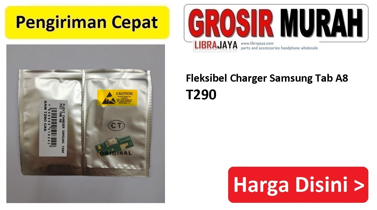 Jual Flexi Charger Samsung Tab A8 T290 Fleksibel Flexible Fleksi Flexibel Flex Con Tc Connector Pcb Konektor cas papan charging